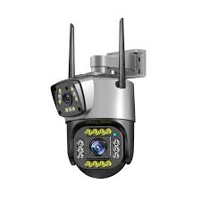 V380 Pro double objectif caméra IP WiFi sans fil extérieur CCTV PTZ caméra infrarouge sécurité domestique-